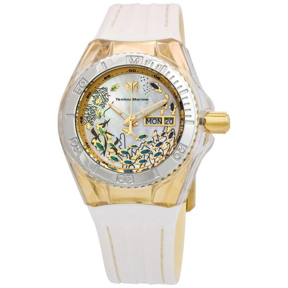 FX03057B NWT Technomarine Fashion Ladies Quartz Steel Authentic Watch - Picture 1 of 3